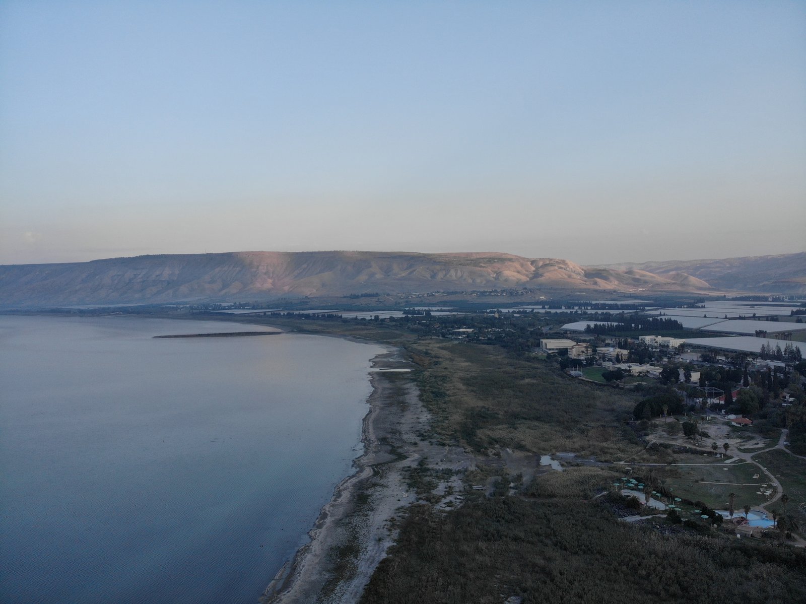 Sea of Galilee and Golan Hills